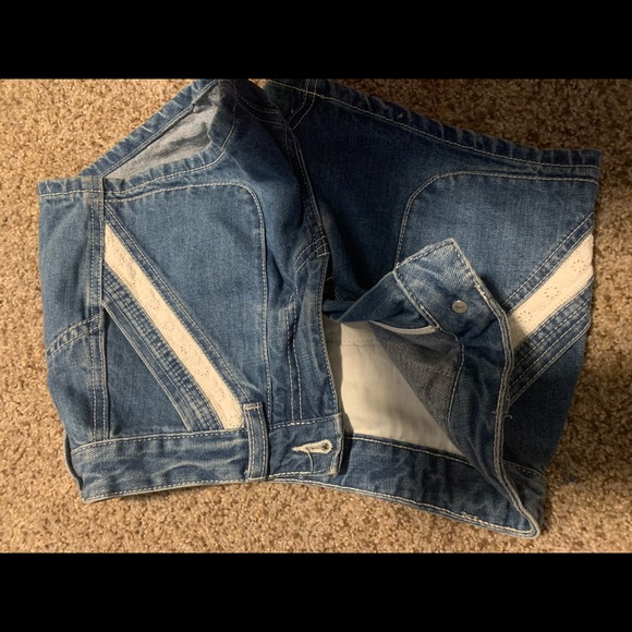 Free people high waisted jean shorts size 25 - Picture 5 of 5
